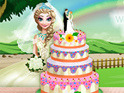 Play Elsa's Wedding Cake Cooking