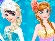 Play Elsa vs Anna Make Up Contest