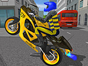 警察バイクレースシミュレータ3D