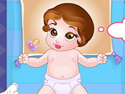 Play Princess Belle Baby Wakes Up in Night