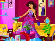 Play Princess Jasmine Living Room Cleaning
