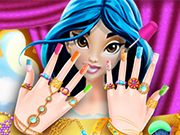 Play Princess Jasmine Nails Salon