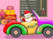 Play Santa Minion Christmas Car