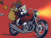 Play Santa Motocross Action