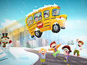 Play Winter School Bus Parking
